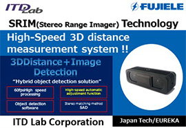 世界最高峰4K-CMOS 自動補正付き ステレオカメラ